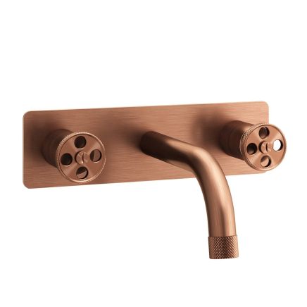 Urban Brushed Bronze Wall Mounted Bath Tap
