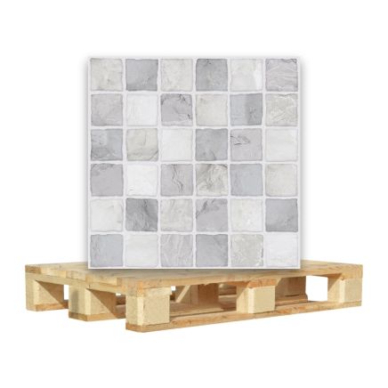 Pallet of 60 Cobble Matt Outdoor Porcelain Tiles - 610x610mm - 22.326m_