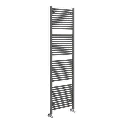 Neptune Anthracite Heated Towel Rail 1800x400mm