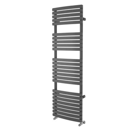 Eventon Anthracite Heated Towel Rail 1600x500mm