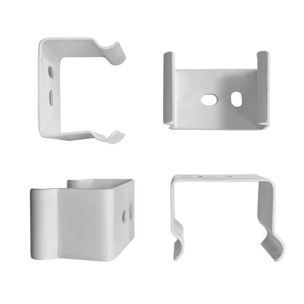 Perth White Horizontal Radiator Brackets