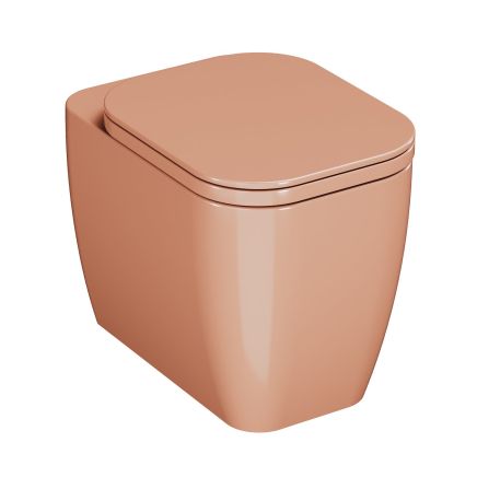 Micheli Carmello Rimless Back to Wall Toilet with Soft Close Seat