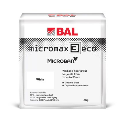 BAL Micromax3 ECO White Grout 5kg