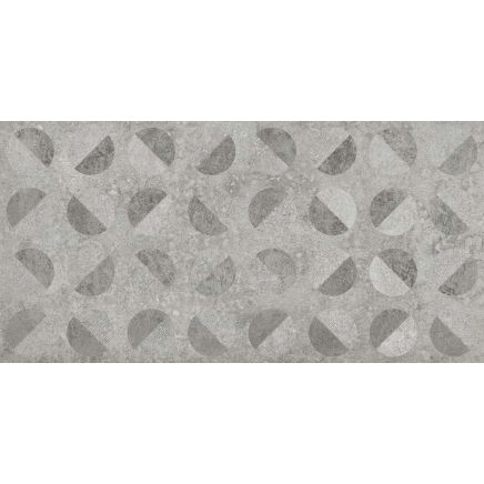 Dakar Gris Decor Semi-Polished Porcelain Tile 450x900mm