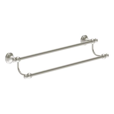 Warwick Brushed Nickel Traditional Double Towel Rail