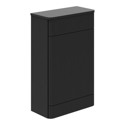 Soar Ribbed Black WC Unit