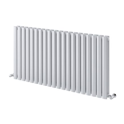 Islington White Double Horizontal Radiator 600x1180mm