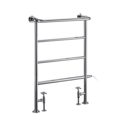 Burlington Berkeley Chrome Heated Towel Rail 950x642mm