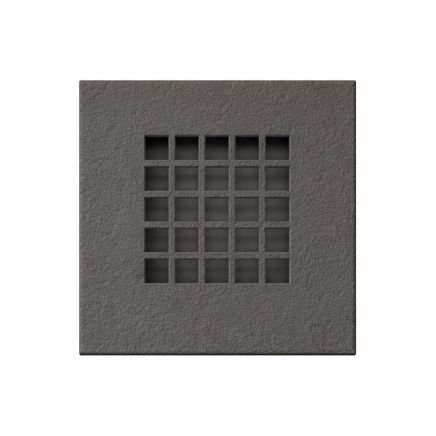 Peoria Anthracite Shower Tray Grate Waste Cover