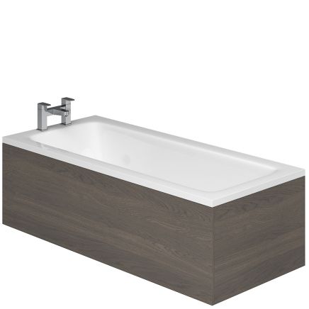 Nante Dark Elm Front Bath Panel 1800mm