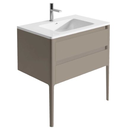 Stonehouse French Grey Vanity Unit with Integrated Basin 800mm