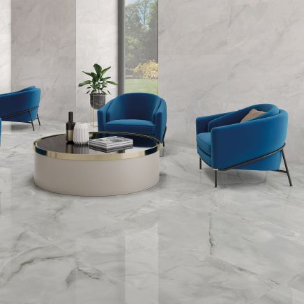 Pontiac Gris Pulido Polished Porcelain Tile - 600x1200mm