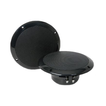 Steamist Black Speakers 6.5'' for Steam Room