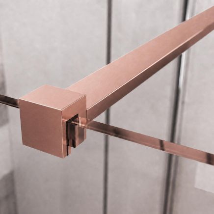 Oxford Bronze Shower Screen Extension Support Bar 1200mm