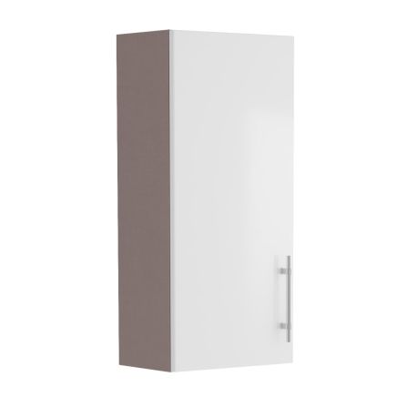 Surrey White Gloss Single Door Fitted Furniture Cabinet 300mm