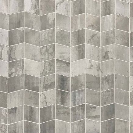 Enola Silver Matt Mosaic Porcelain Tile - 290x290mm