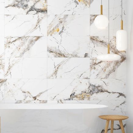 Fabulosa™ Marble Matt Porcelain Tile - 300x600mm