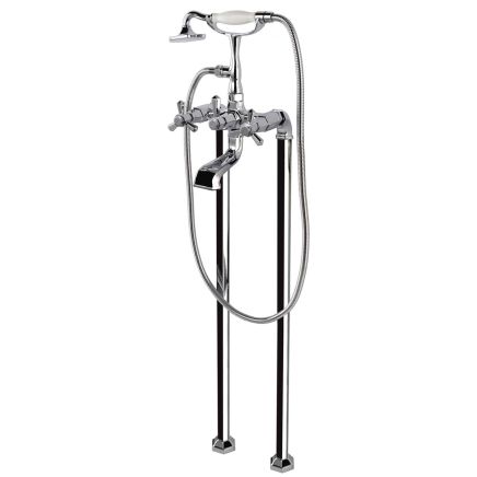 Adonis Chrome Floor Standing Bath Shower Mixer Tap