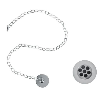 Burlington Chrome Plug & Chain Slotted Basin Waste