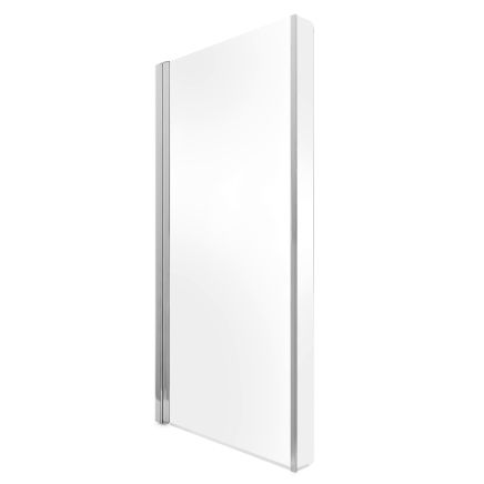Lorenz Chrome Pivot L-Shape Bath Screen