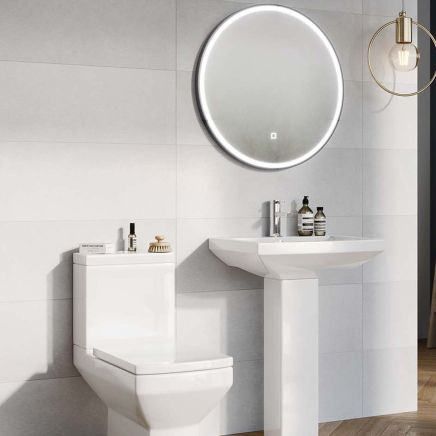 Rhythm Matt White Ceramic Tile 300x900mm