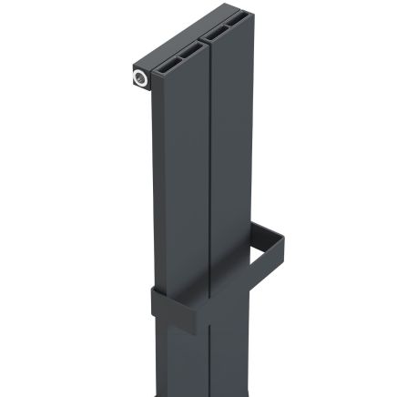 Tesoro Anthracite Aluminium Towel Hanger 475mm