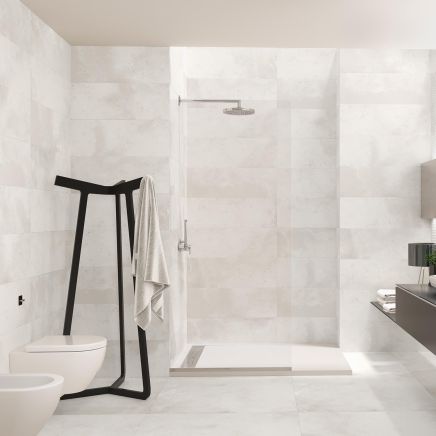 Mirador Blanco Matt Ceramic Stone Tile - 300x900mm