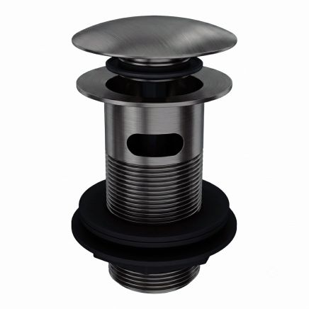 Gunmetal Click Clack Slotted Basin Waste