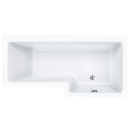Carron Quantum Right Handed Acrylic Shower Bath 1600x700mm