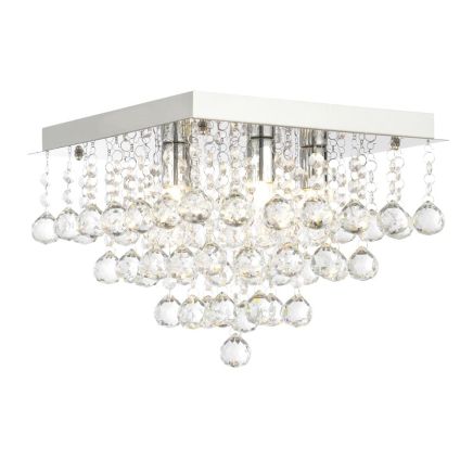 Wilson Chrome Square Chandelier Light