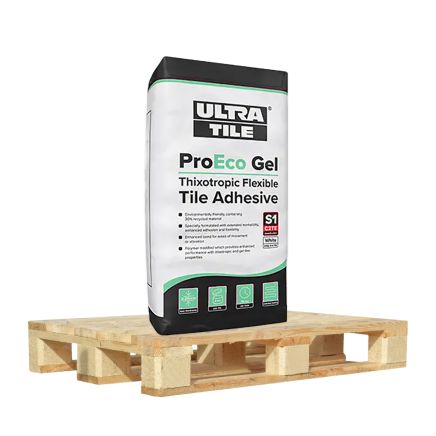 UltraTile ProEco Gel Flexible Wall & Floor Tile Adhesive - 20kg (Half Pallet Deal - 27 Bags)