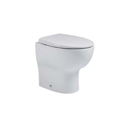 Tavistock Loft Back to Wall Rimless WC Toilet Pan with Soft Close Seat
