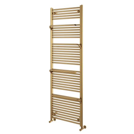 Jenka Brushed Gold Heated Towel Rail - 1800x600mm