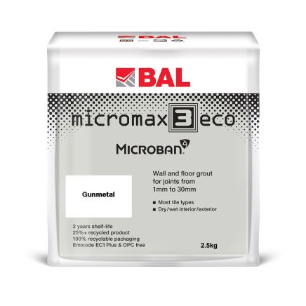 BAL Micromax3 ECO Gunmetal Grout 2.5kg