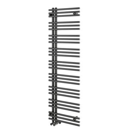 Uzon Gunmetal Heated Towel Rail - 1600x500mm