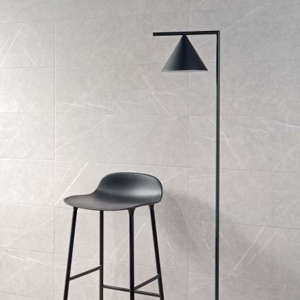 Arcadia Light Grey Matt Ceramic Tile 300x900mm