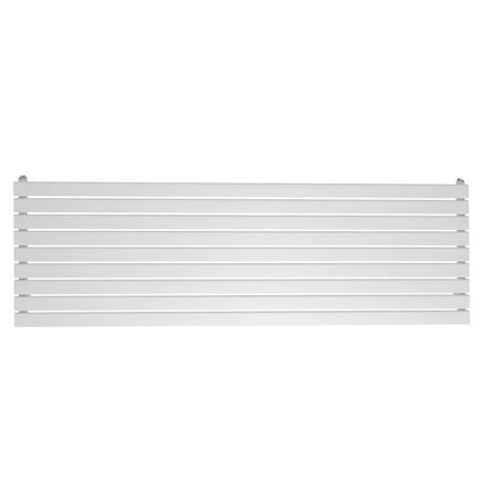 Perth White Single Horizontal Flat Panel Radiator 610x1600mm