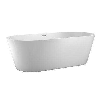Noah White Freestanding Double Skinned Acrylic Bath 1675x780mm