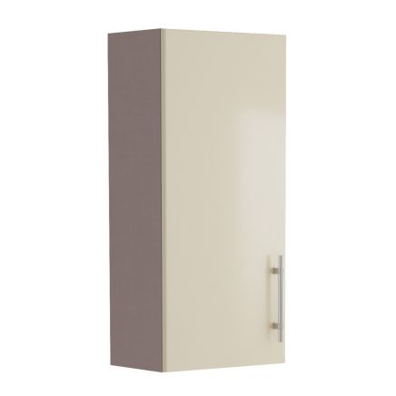 Surrey Mussel Gloss Single Door Fitted Furniture Cabinet 300mm