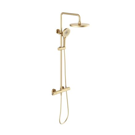 Moray Thermostatic Shower Pack - Champagne Gold