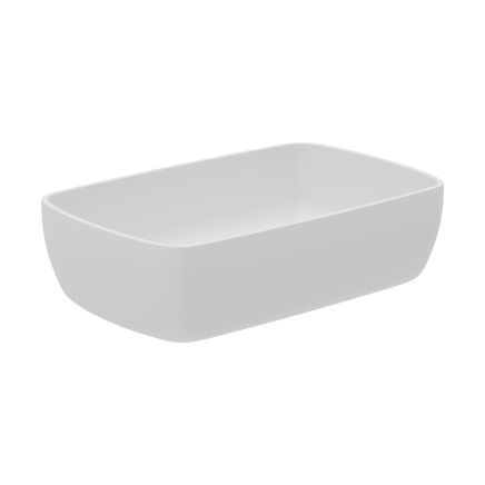 Grain Matt White Stone Countertop Basin