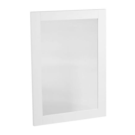 Tavistock Lansdown Linen White Wooden Framed Mirror 570x800mm