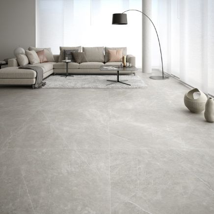 Arcadia Light Grey Matt Porcelain Tile 300x600mm