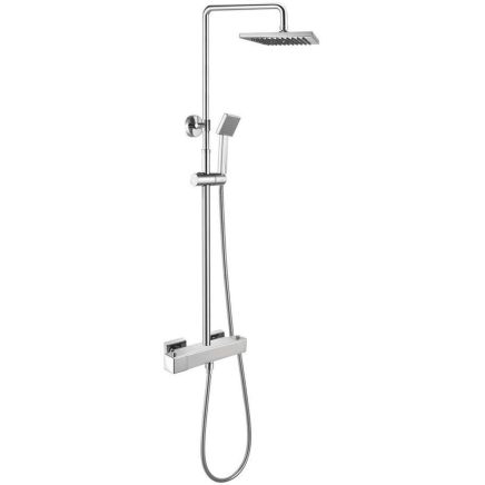 Noir Chrome Thermostatic Shower Pack