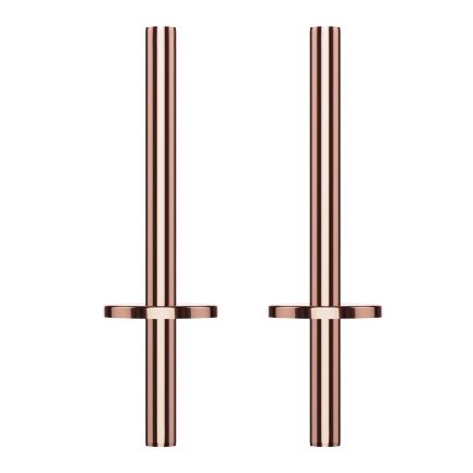 Brushed Bronze 200mm Pipe Connector and Collar Kit