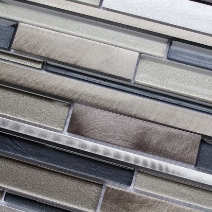 Philip Metal Glass Offset Mosaic 300x300mm