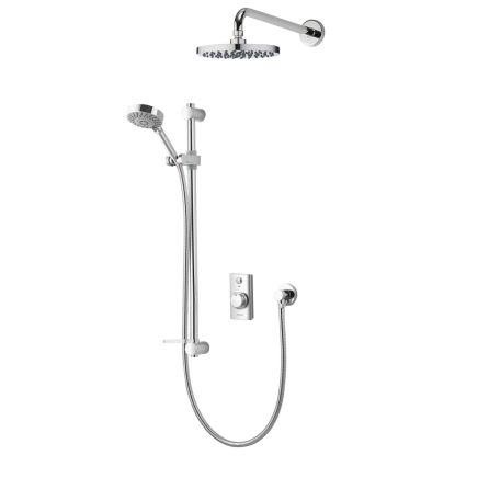 Aqualisa Zorin Smart Digital Shower Concealed with Adjustable & Wall Fixed Head HP/Combi