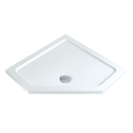 Low Profile Pentagon Shower Tray 900x900mm