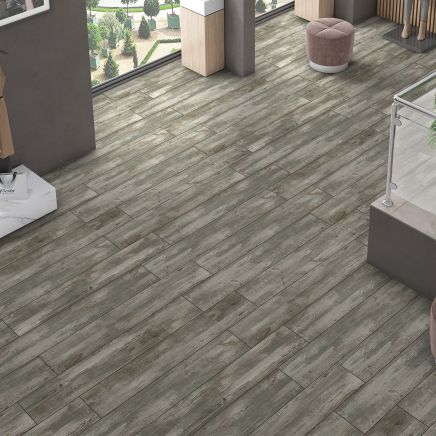 Wistful Natural Wood Matt Porcelain Tile - 1200x200mm