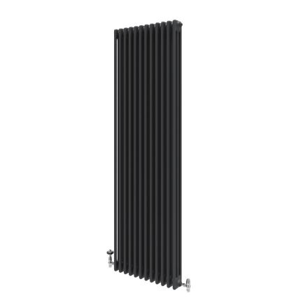 Upton Grey Triple Vertical Traditional Column Radiator 1800x560mm
